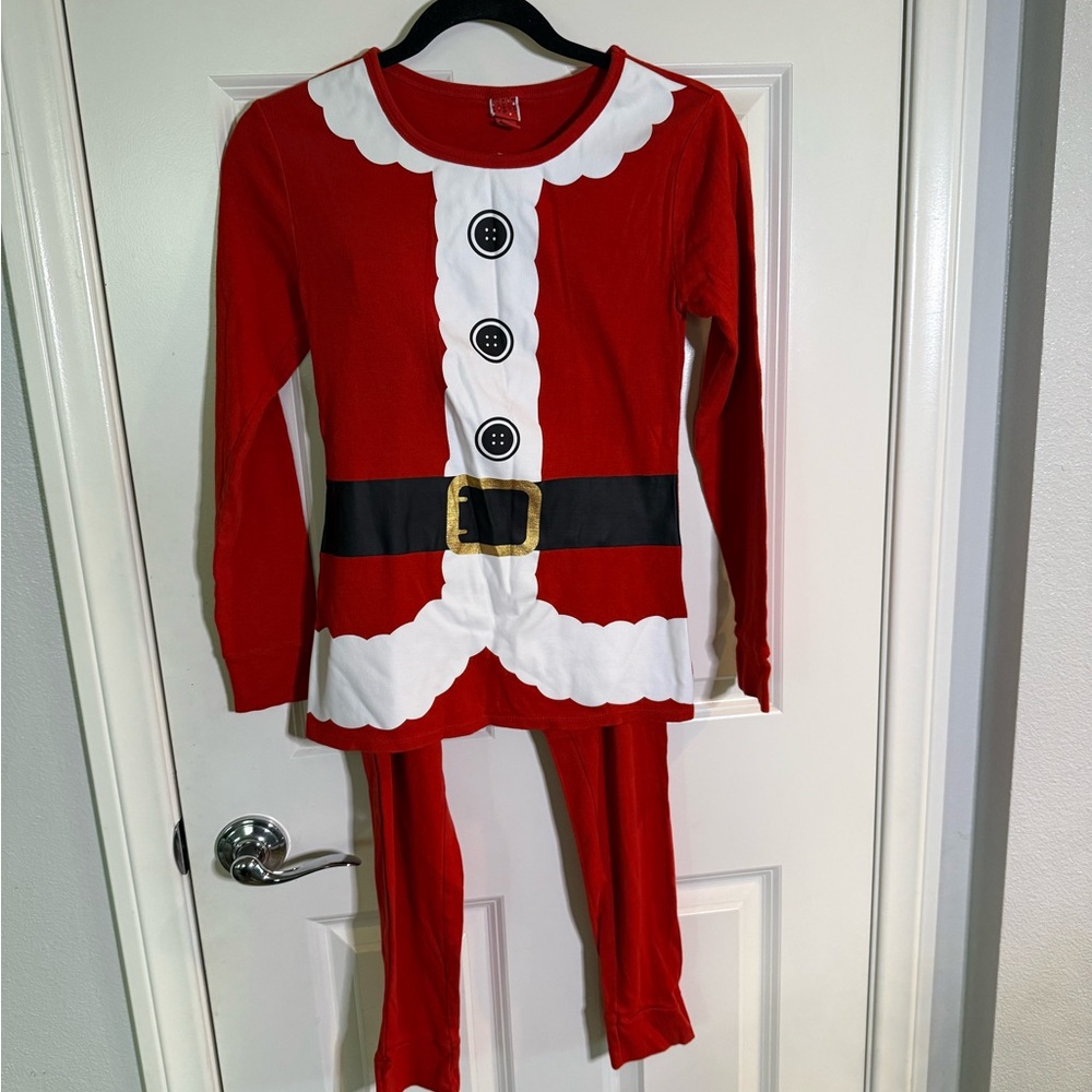 Kids Santa Costume Pajama Set - Red and White